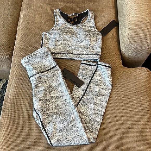 Mono B Pants - mono b active wear set size small leggings/sports bra